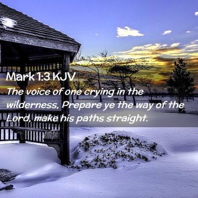 Mark 1:3 KJV Free Bible Images