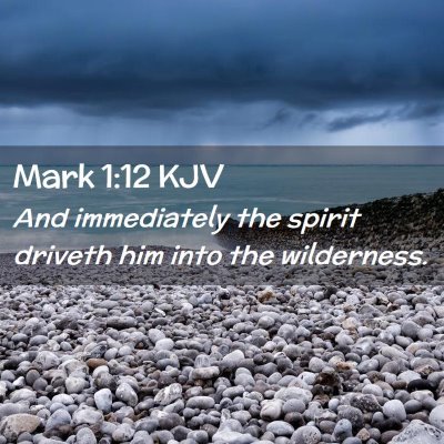 Mark 1:12 KJV Free Bible Images