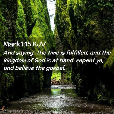 Mark 1:15 KJV Free Bible Images