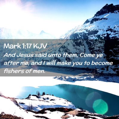 Mark 1:17 KJV Free Bible Images