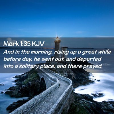 Mark 1:35 KJV Free Bible Images