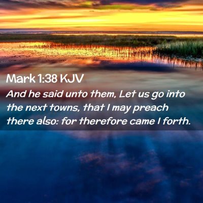 Mark 1:38 KJV Free Bible Images