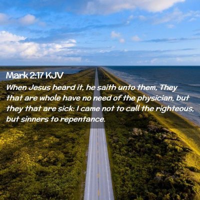 Mark 2:17 KJV Free Bible Images