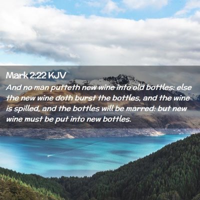 Mark 2:22 KJV Free Bible Images