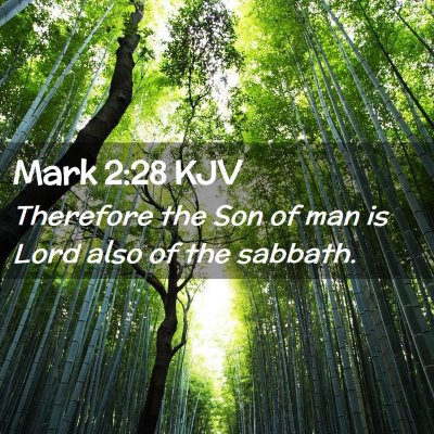 Mark 2:28 KJV Free Bible Images