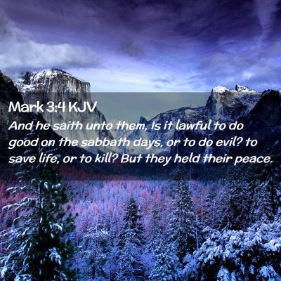 Mark 3:4 KJV Free Bible Images