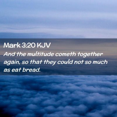 Mark 3:20 KJV Free Bible Images