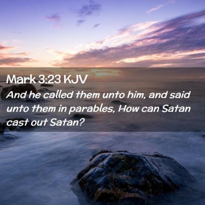 Mark 3:23 KJV Free Bible Images