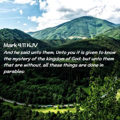 Mark 4:11 KJV Free Bible Images