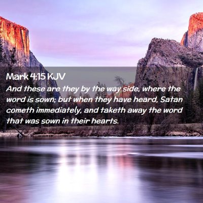 Mark 4:15 KJV Free Bible Images