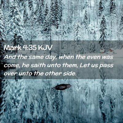 Mark 4:35 KJV Free Bible Images