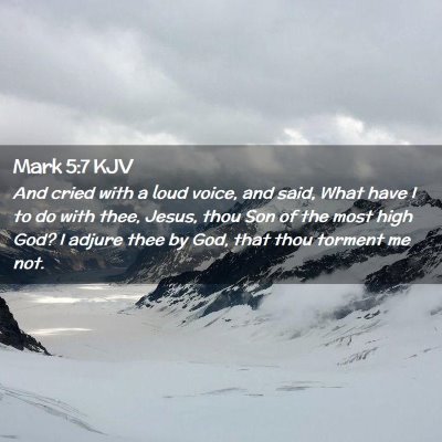 Mark 5:7 KJV Free Bible Images