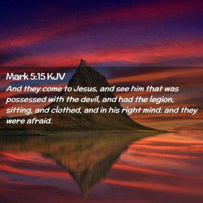 Mark 5:15 KJV Free Bible Images