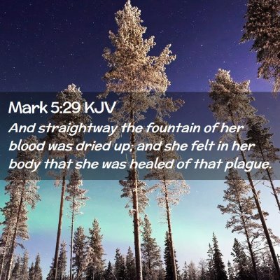 Mark 5:29 KJV Free Bible Images