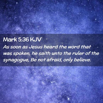 Mark 5:36 KJV Free Bible Images