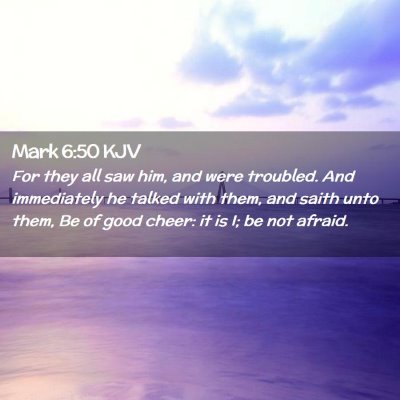 Mark 6:50 KJV Free Bible Images