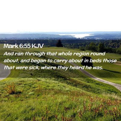 Mark 6:55 KJV Free Bible Images