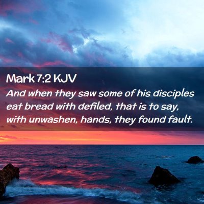 Mark 7:2 KJV Free Bible Images