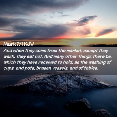 Mark 7:4 KJV Free Bible Images