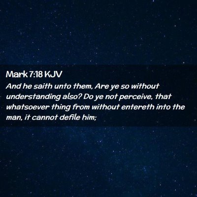 Mark 7:18 KJV Free Bible Images