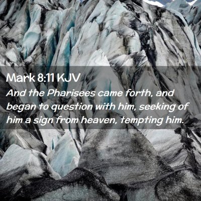 Mark 8:11 KJV Free Bible Images