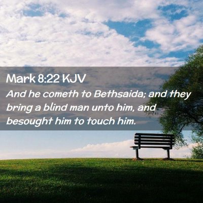 Mark 8:22 KJV Free Bible Images