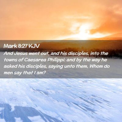 Mark 8:27 KJV Free Bible Images