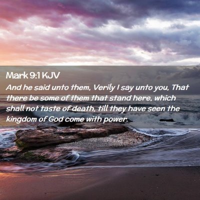 Mark 9:1 KJV Free Bible Images