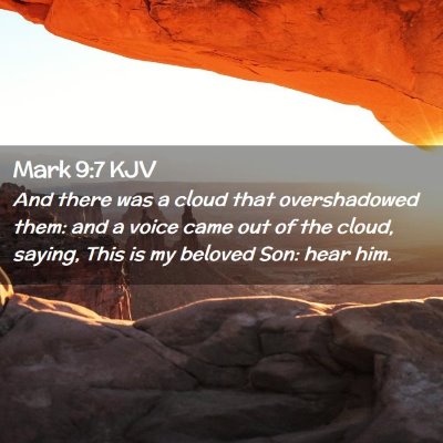 Mark 9:7 KJV Free Bible Images