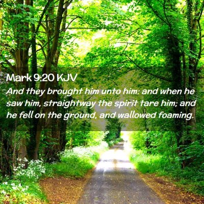 Mark 9:20 KJV Free Bible Images