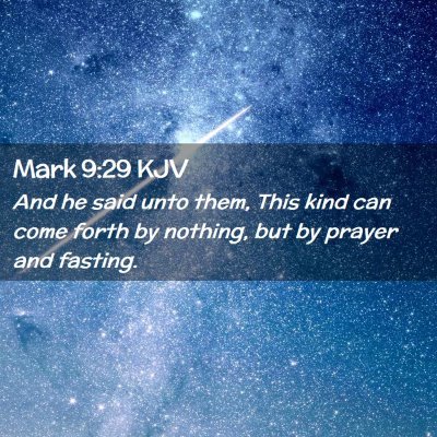 Mark 9:29 KJV Free Bible Images