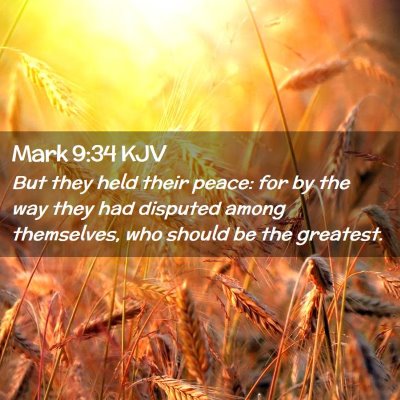 Mark 9:34 KJV Free Bible Images