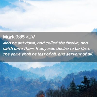 Mark 9:35 KJV Free Bible Images