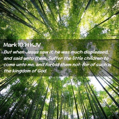 Mark 10:14 KJV Free Bible Images