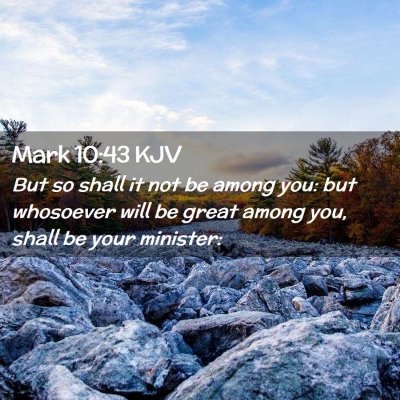 Mark 10:43 KJV Free Bible Images