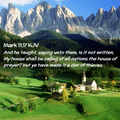 Mark 11:17 KJV Free Bible Images