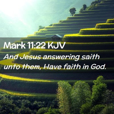 Mark 11:22 KJV Free Bible Images