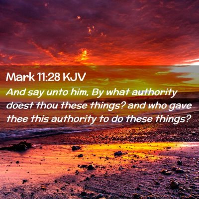 Mark 11:28 KJV Free Bible Images