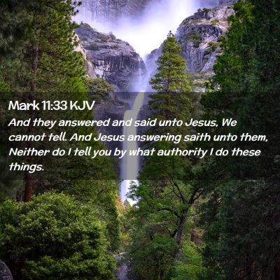 Mark 11:33 KJV Free Bible Images