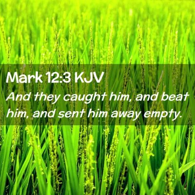 Mark 12:3 KJV Free Bible Images