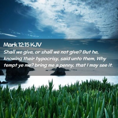 Mark 12:15 KJV Free Bible Images