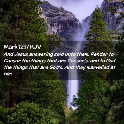 Mark 12:17 KJV Free Bible Images