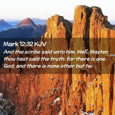 Mark 12:32 KJV Free Bible Images