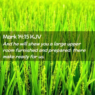 Mark 14:15 KJV Free Bible Images