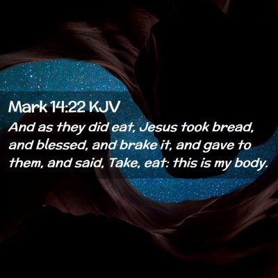 Mark 14:22 KJV Free Bible Images