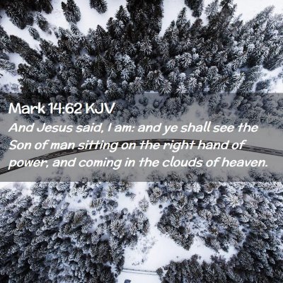 Mark 14:62 KJV Free Bible Images