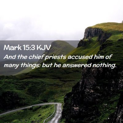 Mark 15:3 KJV Free Bible Images