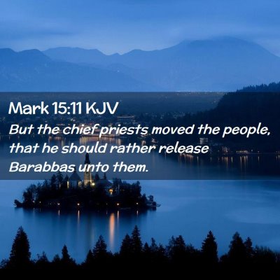 Mark 15:11 KJV Free Bible Images