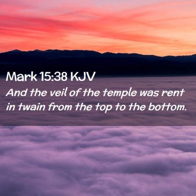 Mark 15:38 KJV Free Bible Images