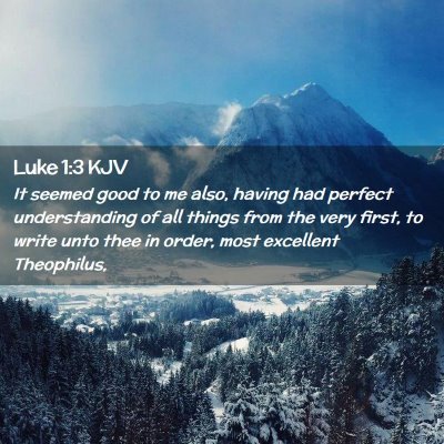 Luke 1:3 KJV Free Bible Images